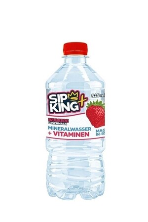 SIPKing 525 ml mineral water with vitamins and strawberry aroma
