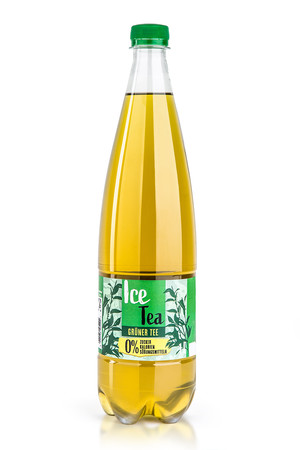 Ice tea without sugar without sweeteners - green tea