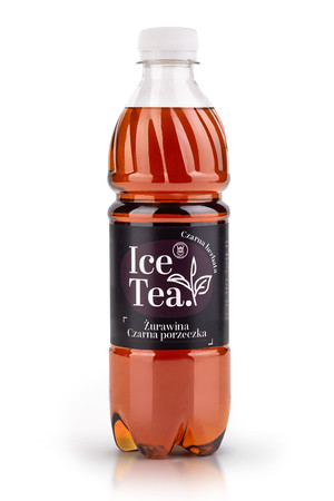 ICE TEA白色0％糖和甜味剂蔓越莓黑加仑