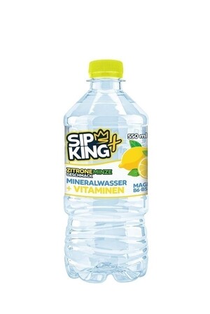 SIPKing 525 ml mineral water with Vitamins and Lemon-Mint aroma