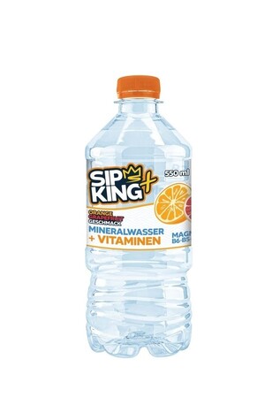 SIPKing 矿泉水，富含维生素和橙子-葡萄柚香气