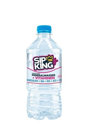 SIPKing 525 毫升。含维生素矿泉水