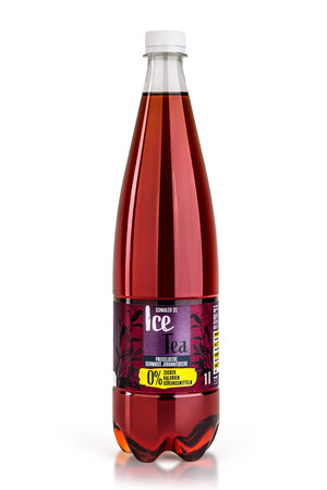 Iced tea without sugar without sweeteners - cranberry and black currant